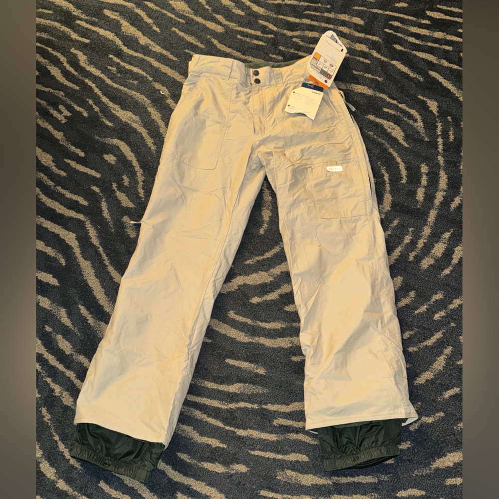Burton Pants Women’s M / 31x29.75 Beige Formula Ski Snowboard Waterproof Slopes